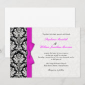 Damascus met hotroze weddenschap kaart (Voorkant / Achterkant)