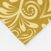 Damascus naadloze patroon herhalende achtergrond. fleece deken (Hoek)