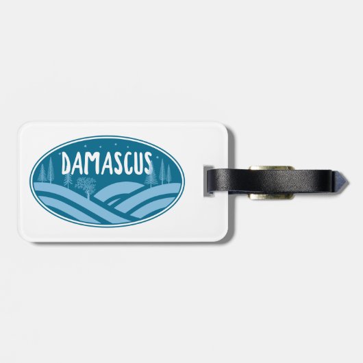 Damascus Virginia buitenshuis Bagagelabel (Achterkant horizontaal)