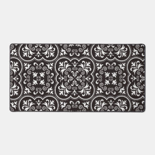 Damaserverdampingsontwerp voor Licorice Color Dama Bureaumat