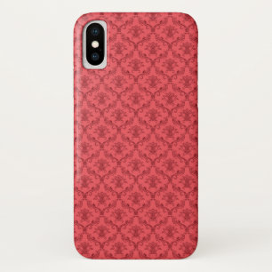Damasflorpatroon iPhone X Hoesje