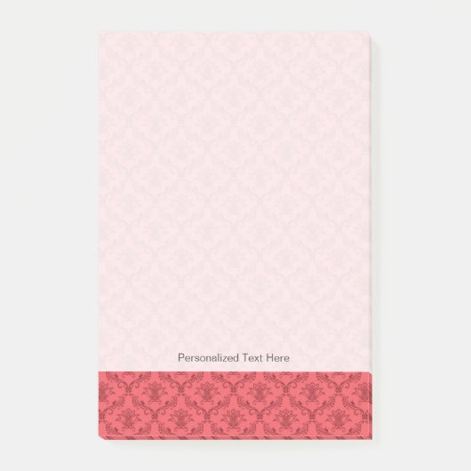 Damasflorpatroon Post-it® Notes (Voorkant)