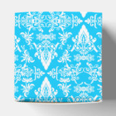 Damask 04 Lt Bleu-Blanc-Carré Ballotins (Haut)
