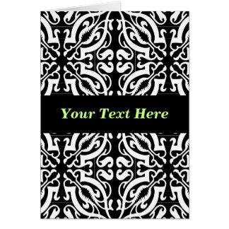 Damask 1 (zwart-wit)