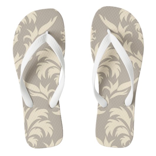 Damask 2 teenslippers (Voetbed)