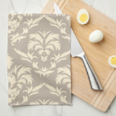Damask 2 theedoek (Quarter Fold)