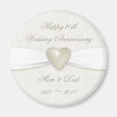 Damask 30th Mariage Anniversary Magnet (Devant)