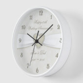 Damask 30th Wedding Jubileum Clock (Hoek)