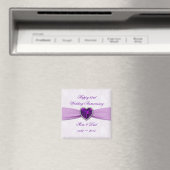 Damask 33e Mariage Anniversary Magnet (In Situ (Lave-vaisselle))
