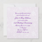 Damask 33e trouwjubileum uitnodiging (Achterkant)