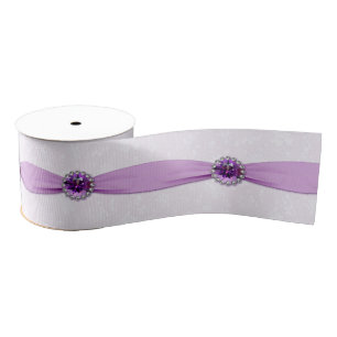 Damask 33rd Wedding Jubileum Ribbon Grosgrain Lint