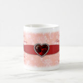 Damask, 40e anniversaire de Mariage Mug (Centre)