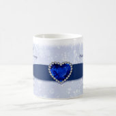 Damask 45th Wedding Jubileum Mok (Center)