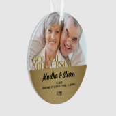 Damask 50th Golden Anniversary Photo Noël (devant)