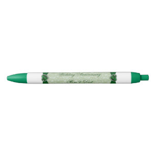 Damask 55th Wedding Jubileum Pens Zwarte Inkt Pen