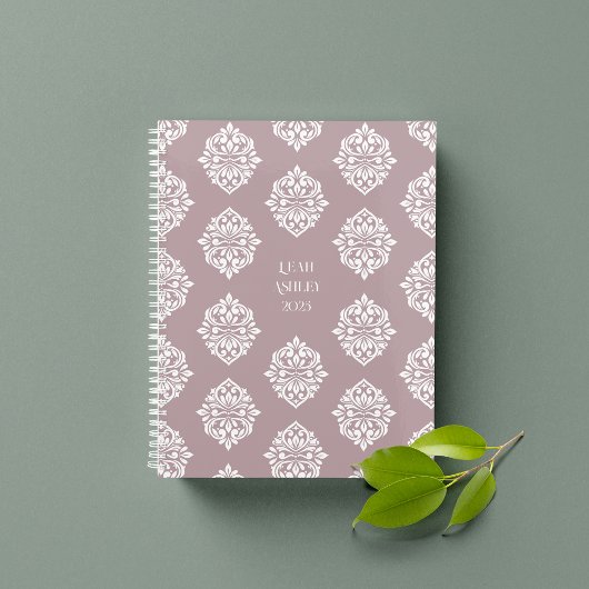 Damask Ambience Toscane Bord Roze 2026 Planner