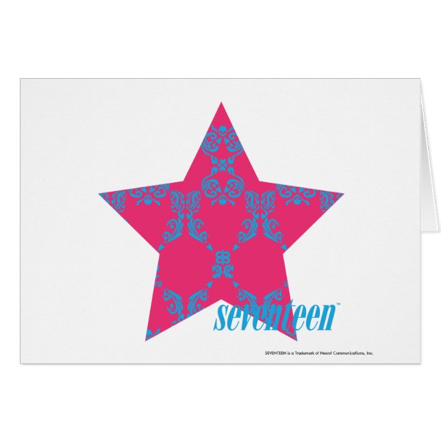 Damask Aqua-Magenta 2 (Voorkant Horizontaal)