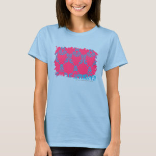 Damask Aqua-Magenta 3 T-shirt
