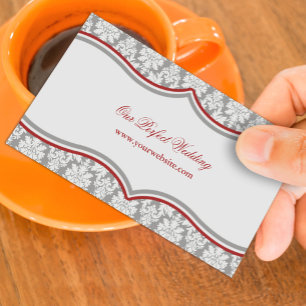 Damask Banner Visitekaartje