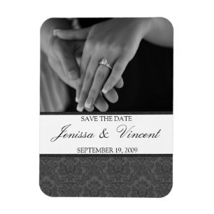  Damask Bewaar de Datummagneet 3" x 4" Magneet