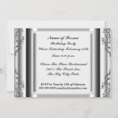 Damask Birthday Party Invitation (Dos)