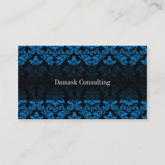 Damask Biz-kaart (blauw) Visitekaartje