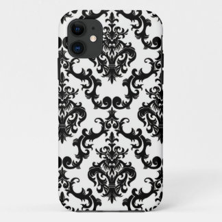 Damask Black en White iPhone 5 Hoesje
