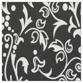 Damask Black & White Stof (Close Up)