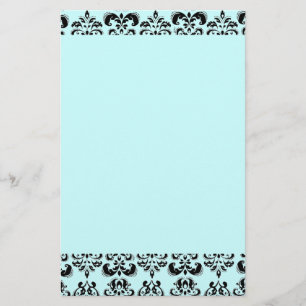 DAMASK, blauw Briefpapier