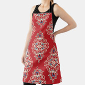 Damask : Bloei naadloos patroon. Schort (Insitu)