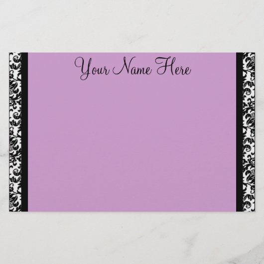 Damask Border Briefpapier (Voorkant)