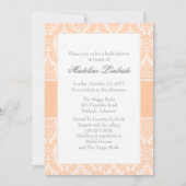 Damask Bridal Shower Invitation (Devant)