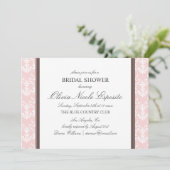 DAMASK | BRIDAL SHOWER INVITATION KAART (Staand voorkant)