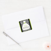 Damask Bridal Sticker (Envelop)