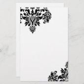 Damask briefpapier (Voorkant / Achterkant)