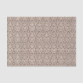 Damask Brown Pattern Tissuepapier (Voorkant)