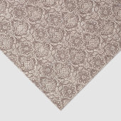 Damask Brown Pattern Tissuepapier (Detail)