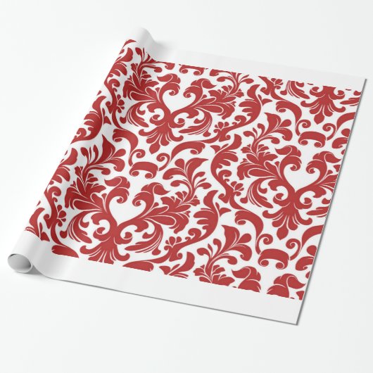 Damask Cadeaupapier (Uitgerold)