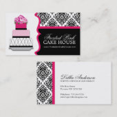 Damask Cake Bakery Visitekaartjes (Voorkant / Achterkant)