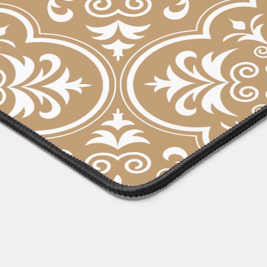 Damask Camel Brown Couleur élégant (Coin)