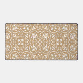 Damask Camel Brown Couleur élégant (Recto)