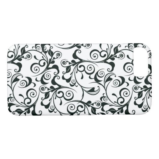 Damask Case-Mate iPhone Case (Achterkant (Horizontaal))