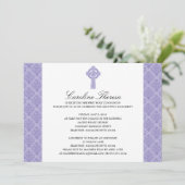 Damask Celtic Cross First Community Kaart (Staand voorkant)