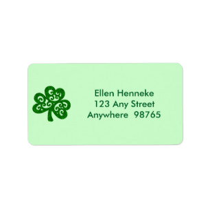 Damask Clover Etiket