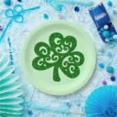 Damask Clover Papieren Bordje (Feest)