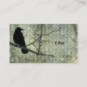 Damask Crow Visitekaartje (Achterkant)