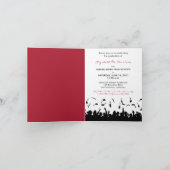 Damask Custom Afstuderen Announcement (kastanjebru (Binnen)