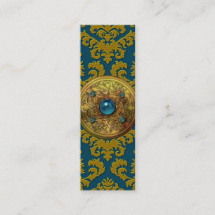 Damask Cut Velvet, Medallion Mini Visitekaartje