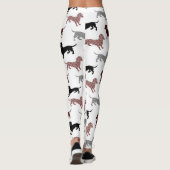 Damask Dachshunds Leggings (Achterkant)