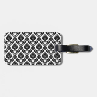 Damask-decor Bagagelabel